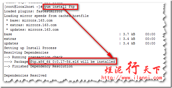 ftp localhost event ftp command not found